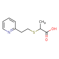 2-{[2-(pyridin-2-yl)ethyl]sulfanyl}propanoic acid