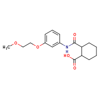 2-{[3-(2-methoxyethoxy)phenyl]carbamoyl}cyclohexane-1-carboxylic acid