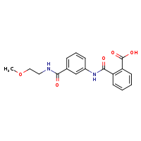 2-({3-[(2-methoxyethyl)carbamoyl]phenyl}carbamoyl)benzoic acid