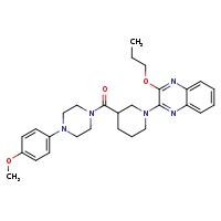 2-{3-[4-(4-methoxyphenyl)piperazine-1-carbonyl]piperidin-1-yl}-3-propoxyquinoxaline