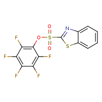 2,3,4,5,6-pentafluorophenyl 1,3-benzothiazole-2-sulfonate