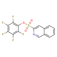 2,3,4,5,6-pentafluorophenyl isoquinoline-3-sulfonate
