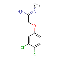 2-(3,4-dichlorophenoxy)-N'-methylethanimidamide