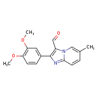 2-(3,4-dimethoxyphenyl)-6-methylimidazo[1,2-a]pyridine-3-carbaldehyde