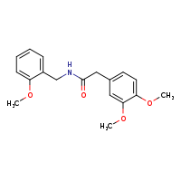 2-(3,4-dimethoxyphenyl)-N-[(2-methoxyphenyl)methyl]acetamide