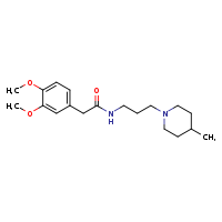 2-(3,4-dimethoxyphenyl)-N-[3-(4-methylpiperidin-1-yl)propyl]acetamide