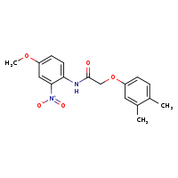 2-(3,4-dimethylphenoxy)-N-(4-methoxy-2-nitrophenyl)acetamide