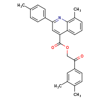 2-(3,4-dimethylphenyl)-2-oxoethyl 8-methyl-2-(4-methylphenyl)quinoline-4-carboxylate