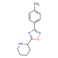 2-[3-(4-methylphenyl)-1,2,4-oxadiazol-5-yl]piperidine