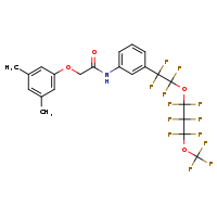2-(3,5-dimethylphenoxy)-N-(3-{1,1,2,2-tetrafluoro-2-[1,1,2,2,3,3-hexafluoro-3-(trifluoromethoxy)propoxy]ethyl}phenyl)acetamide
