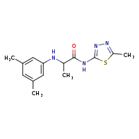 2-[(3,5-dimethylphenyl)amino]-N-(5-methyl-1,3,4-thiadiazol-2-yl)propanamide