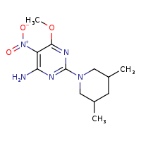 2-(3,5-dimethylpiperidin-1-yl)-6-methoxy-5-nitropyrimidin-4-amine