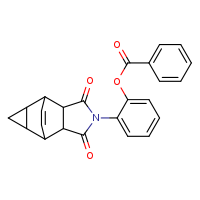 2-{3,5-dioxo-4-azatetracyclo[5.3.2.0²,?.0?,¹?]dodec-11-en-4-yl}phenyl benzoate