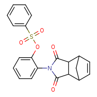 2-{3,5-dioxo-4-azatricyclo[5.2.1.0²,?]dec-8-en-4-yl}phenyl benzenesulfonate
