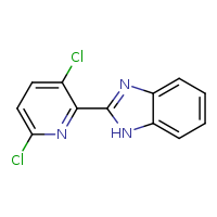 2-(3,6-dichloropyridin-2-yl)-1H-1,3-benzodiazole