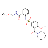 2-[3-(azepane-1-carbonyl)-4-methoxybenzenesulfonamido]-N-(2-methoxyethyl)benzamide