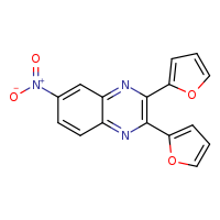 2,3-bis(furan-2-yl)-6-nitroquinoxaline