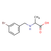 2-{[(3-bromophenyl)methyl]amino}propanoic acid