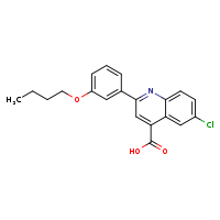 2-(3-butoxyphenyl)-6-chloroquinoline-4-carboxylic acid