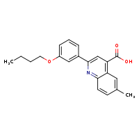 2-(3-butoxyphenyl)-6-methylquinoline-4-carboxylic acid