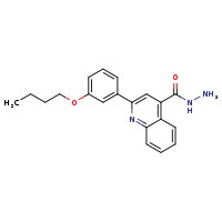 2-(3-butoxyphenyl)quinoline-4-carbohydrazide