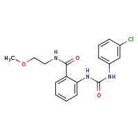 2-{[(3-chlorophenyl)carbamoyl]amino}-N-(2-methoxyethyl)benzamide