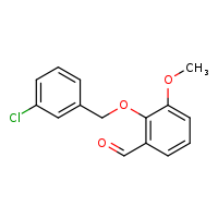 2-[(3-chlorophenyl)methoxy]-3-methoxybenzaldehyde