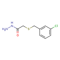 2-{[(3-chlorophenyl)methyl]sulfanyl}acetohydrazide