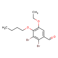 2,3-dibromo-4-butoxy-5-ethoxybenzaldehyde