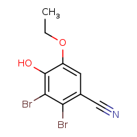 2,3-dibromo-5-ethoxy-4-hydroxybenzonitrile