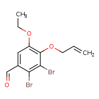 2,3-dibromo-5-ethoxy-4-(prop-2-en-1-yloxy)benzaldehyde