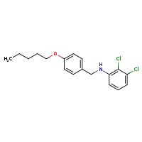 2,3-dichloro-N-{[4-(pentyloxy)phenyl]methyl}aniline