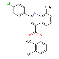 2,3-dimethylphenyl 2-(4-chlorophenyl)-8-methylquinoline-4-carboxylate