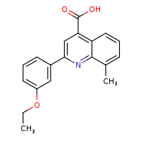 2-(3-ethoxyphenyl)-8-methylquinoline-4-carboxylic acid