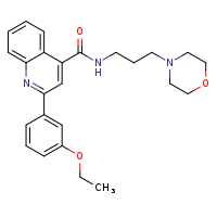2-(3-ethoxyphenyl)-N-[3-(morpholin-4-yl)propyl]quinoline-4-carboxamide