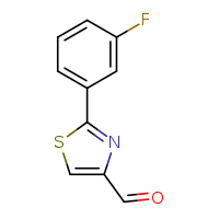 2-(3-fluorophenyl)-1,3-thiazole-4-carbaldehyde