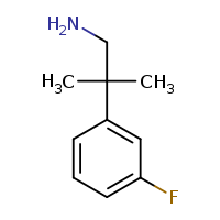 2-(3-fluorophenyl)-2-methylpropan-1-amine