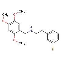 [2-(3-fluorophenyl)ethyl][(2,4,5-trimethoxyphenyl)methyl]amine