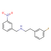 [2-(3-fluorophenyl)ethyl][(3-nitrophenyl)methyl]amine