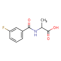 2-[(3-fluorophenyl)formamido]propanoic acid
