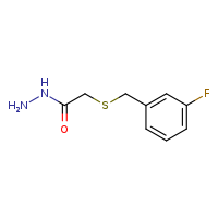 2-{[(3-fluorophenyl)methyl]sulfanyl}acetohydrazide