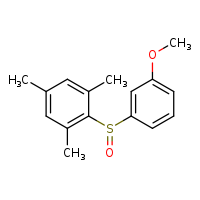 2-(3-methoxybenzenesulfinyl)-1,3,5-trimethylbenzene