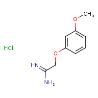 2-(3-methoxyphenoxy)ethanimidamide hydrochloride