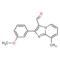 2-(3-methoxyphenyl)-8-methylimidazo[1,2-a]pyridine-3-carbaldehyde