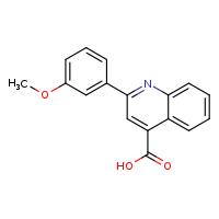 2-(3-methoxyphenyl)quinoline-4-carboxylic acid