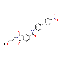 2-(3-methoxypropyl)-N-{4'-nitro-[1,1'-biphenyl]-4-yl}-1,3-dioxoisoindole-5-carboxamide