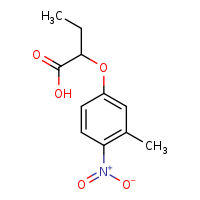 2-(3-methyl-4-nitrophenoxy)butanoic acid