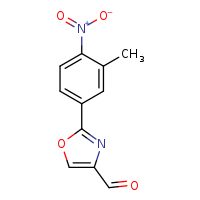 2-(3-methyl-4-nitrophenyl)-1,3-oxazole-4-carbaldehyde
