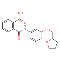 2-{[3-(oxolan-2-ylmethoxy)phenyl]carbamoyl}benzoic acid