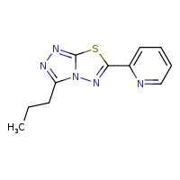 2-{3-propyl-[1,2,4]triazolo[3,4-b][1,3,4]thiadiazol-6-yl}pyridine